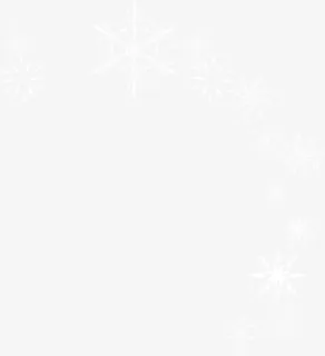 白色清新雪花免抠