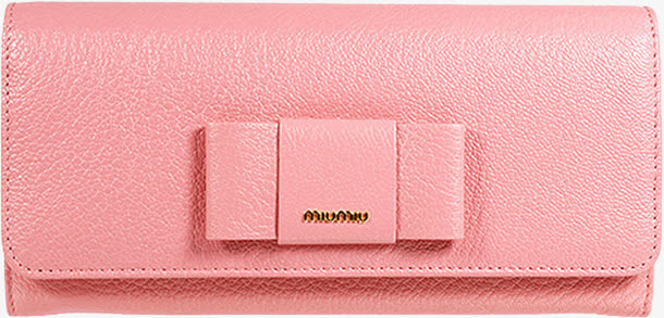 产品实物女士粉红色羊皮长款钱包免抠