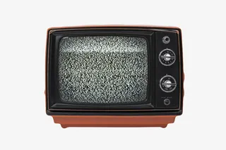 黑色雪花无台的电视古代器物实物免抠