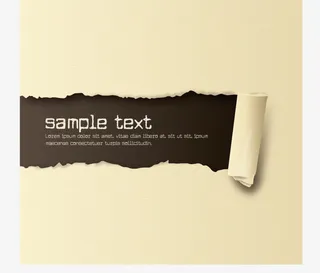 矢量撕开美纹纸插图免抠