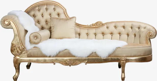 欧式华丽沙发图片免抠