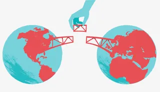 矢量手绘两国建交免抠