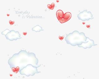 卡通爱心矢量免抠