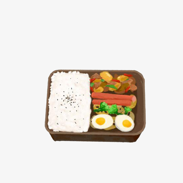 鸡肉盒饭免抠
