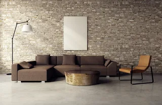 咖色复古时尚室内家居背景素材高清