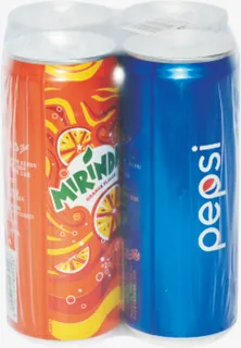 百事长细罐美橙细长罐免抠