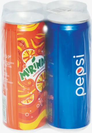 百事长细罐美橙细长罐免抠