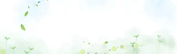 清新简约海报免抠