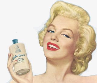 金发碧眼红唇女郎免抠