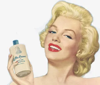 金发碧眼红唇女郎免抠