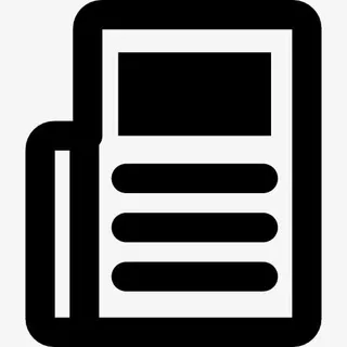 议程与笔杆图标免抠