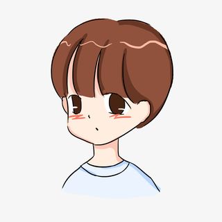 情侣头像男生头像卡通可爱免抠