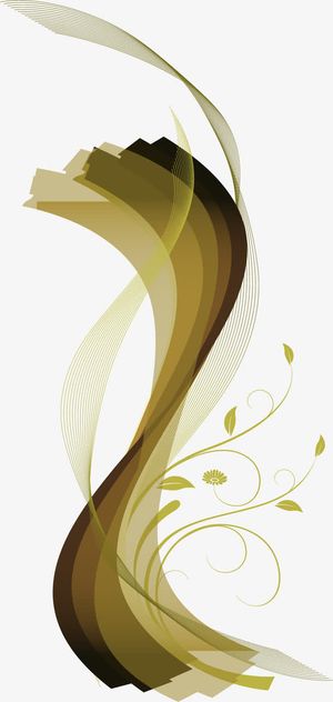 矢量动感曲线免抠