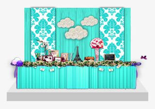 婚礼 签到台背景设计