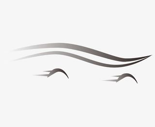 矢量简约汽车流线PNG图片免抠