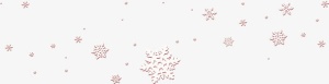 冬日唯美白色雪花造型免抠