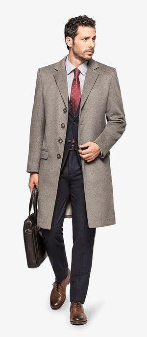 胡子西装人物领带免抠