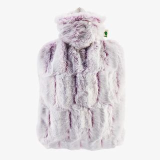 紫色保暖冬日皮草儿童免抠