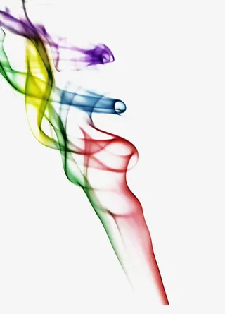 彩色的烟雾免抠