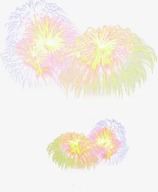 高清摄影节日海报礼花效果图免抠