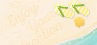 沙滩拖鞋背景高清