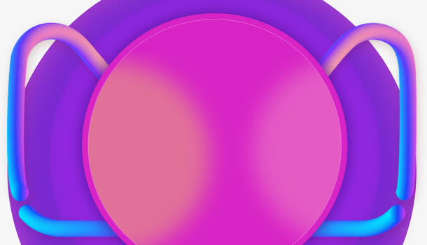 紫色梦幻舞台免抠