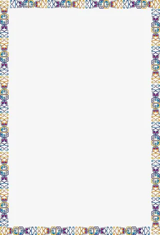 曲线边框纹理免抠