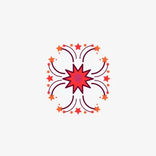 庆祝活动饼干排灯节爆竹耀斑灯派免抠