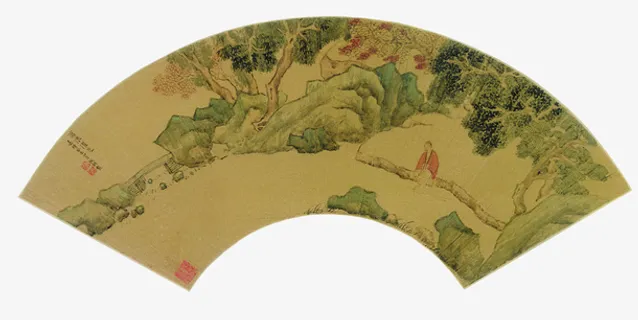 灰色扇形圆弧扇面免抠