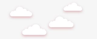 粉色清新白云朵免抠
