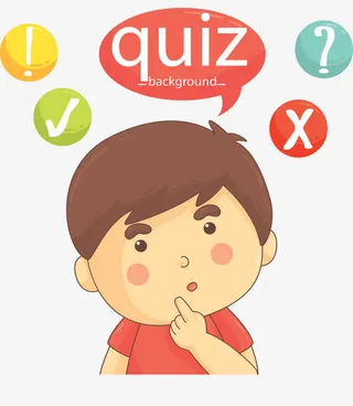 矢量手绘问答比赛免抠