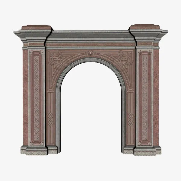 矢量手绘拱门免抠