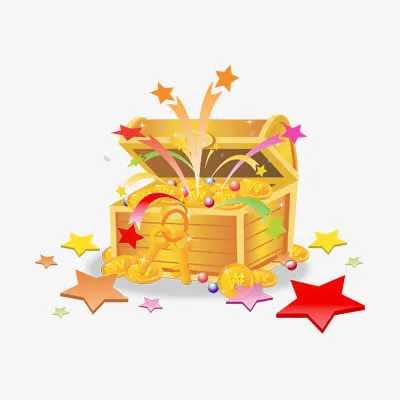 金光四射的百宝箱免抠