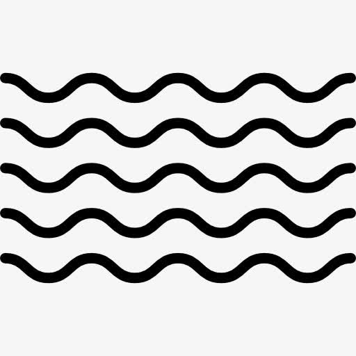 海浪图标免抠