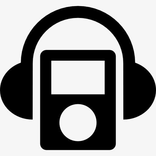 MP3播放器与耳机图标免抠