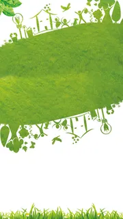 绿色春天踏青手机端H5背景素材高清