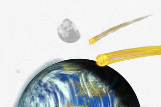 极速下坠的彗星免抠