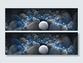 酷炫创意banner背景高清