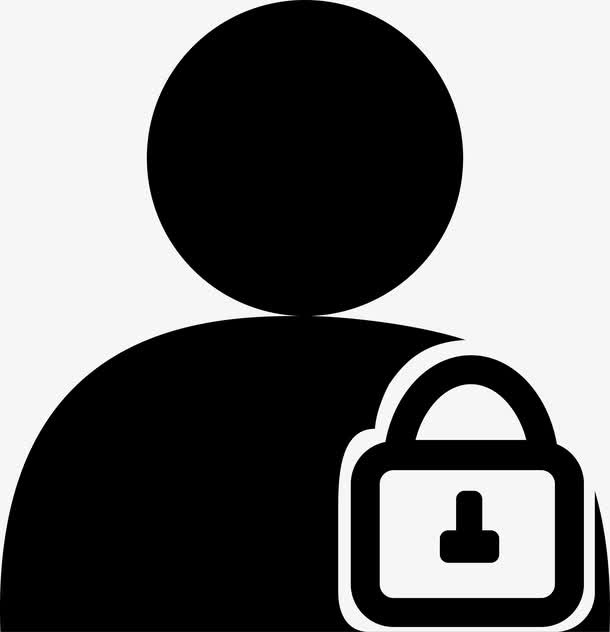 简洁人物账号管理图标免抠