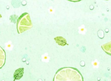柠檬青色可爱背景