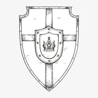 欧式复古盾牌免抠