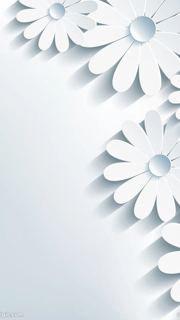 白色扁平H5背景高清