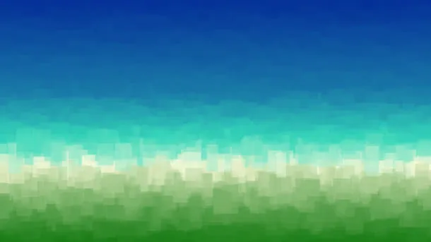 蓝绿色渐变涂鸦壁纸免抠