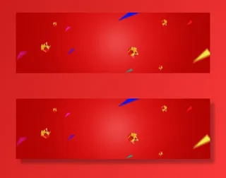 淘宝天猫红色背景免抠