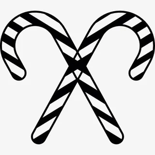 圣诞糖果棒图标免抠