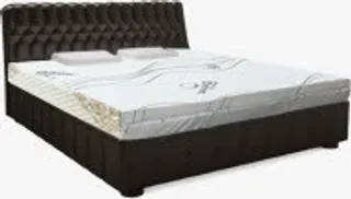 黑色现代双人床七夕情人节免抠