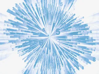 蓝色数据传输免抠