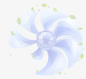 家电 风扇 风扇叶 树叶免抠