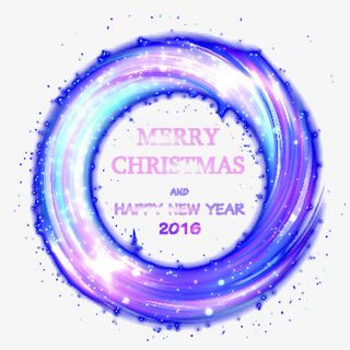 彩色炫光光圈免抠