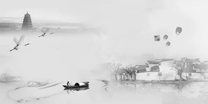 中国风 水墨 素描 中国画高清